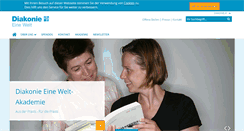 Desktop Screenshot of einewelt.diakonie.at