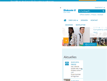 Tablet Screenshot of einewelt.diakonie.at