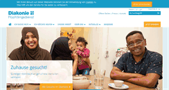 Desktop Screenshot of fluechtlingsdienst.diakonie.at
